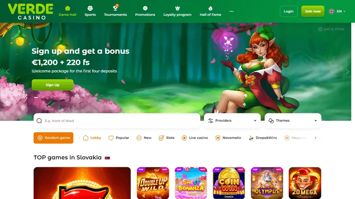 Verde Casino screenshot